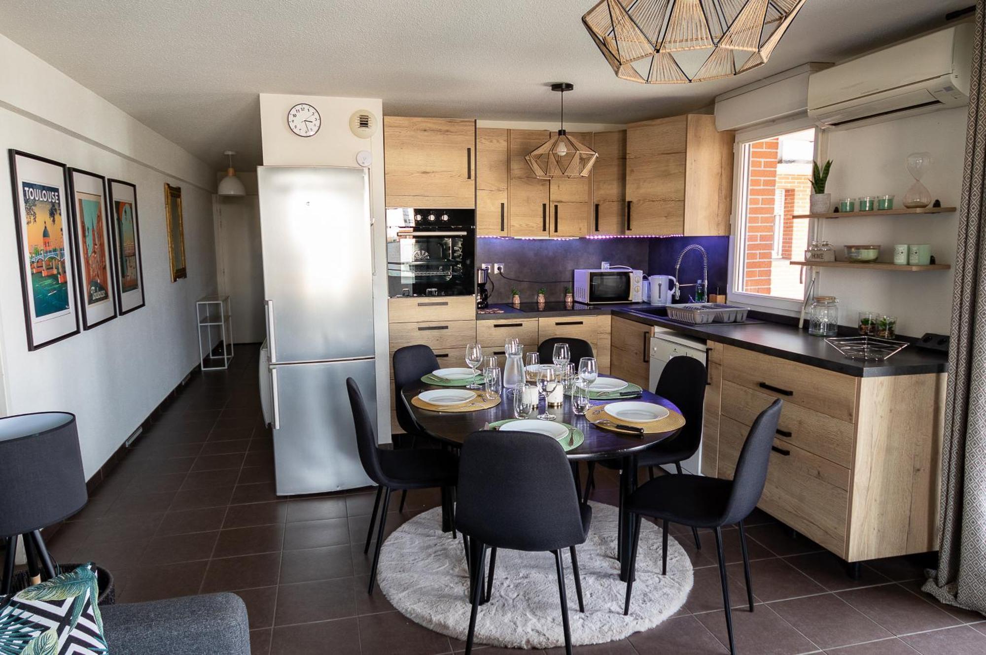 Chouette , Un Logement T3 Cozy Tout Proche Du Metro Et Parking Prive A Disposition Toulouse Exterior foto